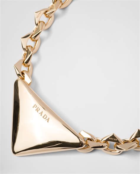 prada neclose|Prada necklace for women.